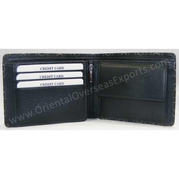 Leather Wallet with Logo
