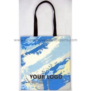 digitally printed canvas tote bag
