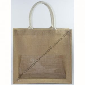 Elegant looking window jute bag