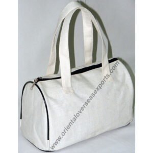 Custom Printed Juco Handbag With luxury Satin inside