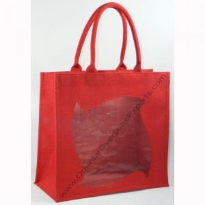 Elegant looking window jute bag