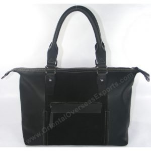 luxury real leather handbag