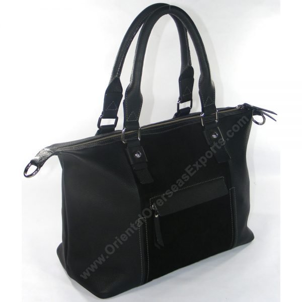 luxury real leather handbag