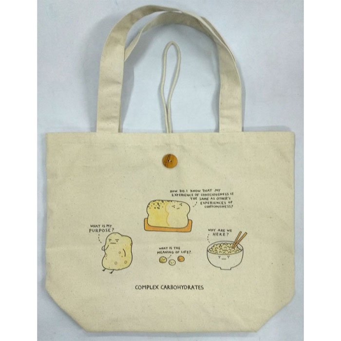 digitally printed canvas bag