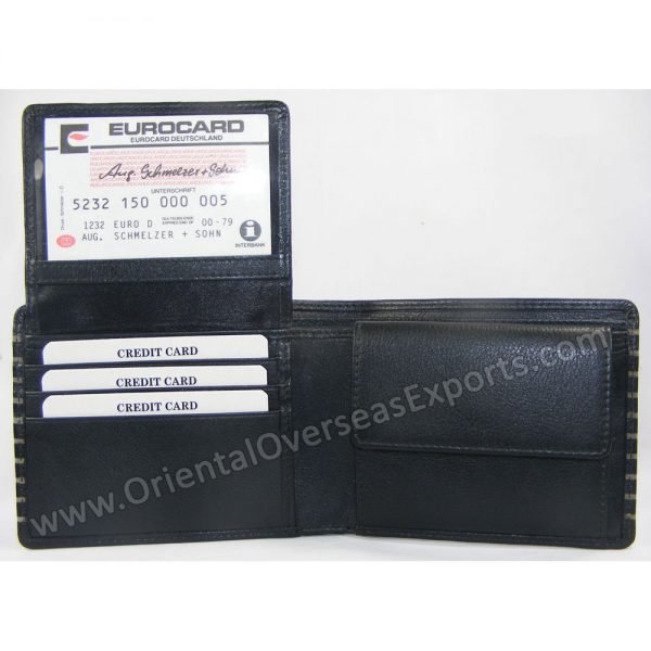 Buy Engraved Nappa Leather Wallet # T1-321A made from Calf Finished Nappa Leather