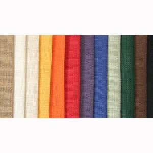 Jute Fabric Dyed in Various Colors