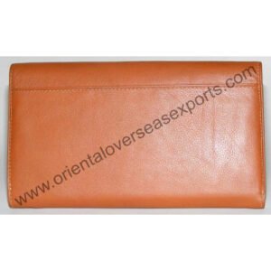 back look of genuine leather waiters purse