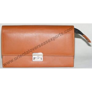 real leather waiters purse