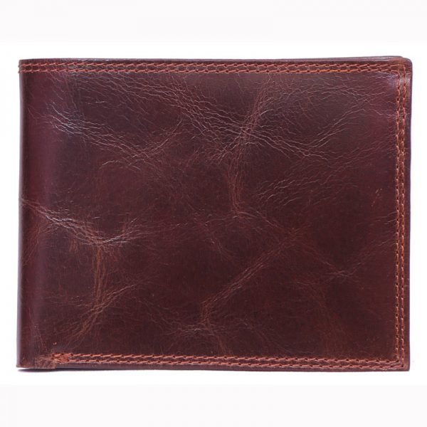 design and buy custom engraved real Brown VT leather wallet with multiple card and currency slots online