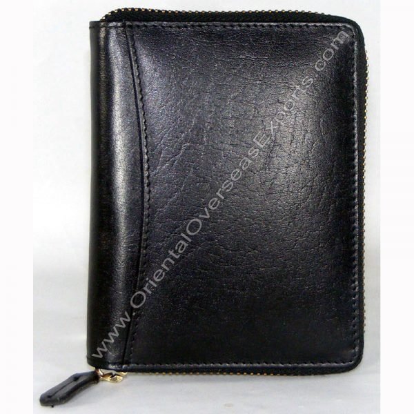 design and buy custom branded Real Shiny leather wallet with zipper along with multiple card and currency slots online