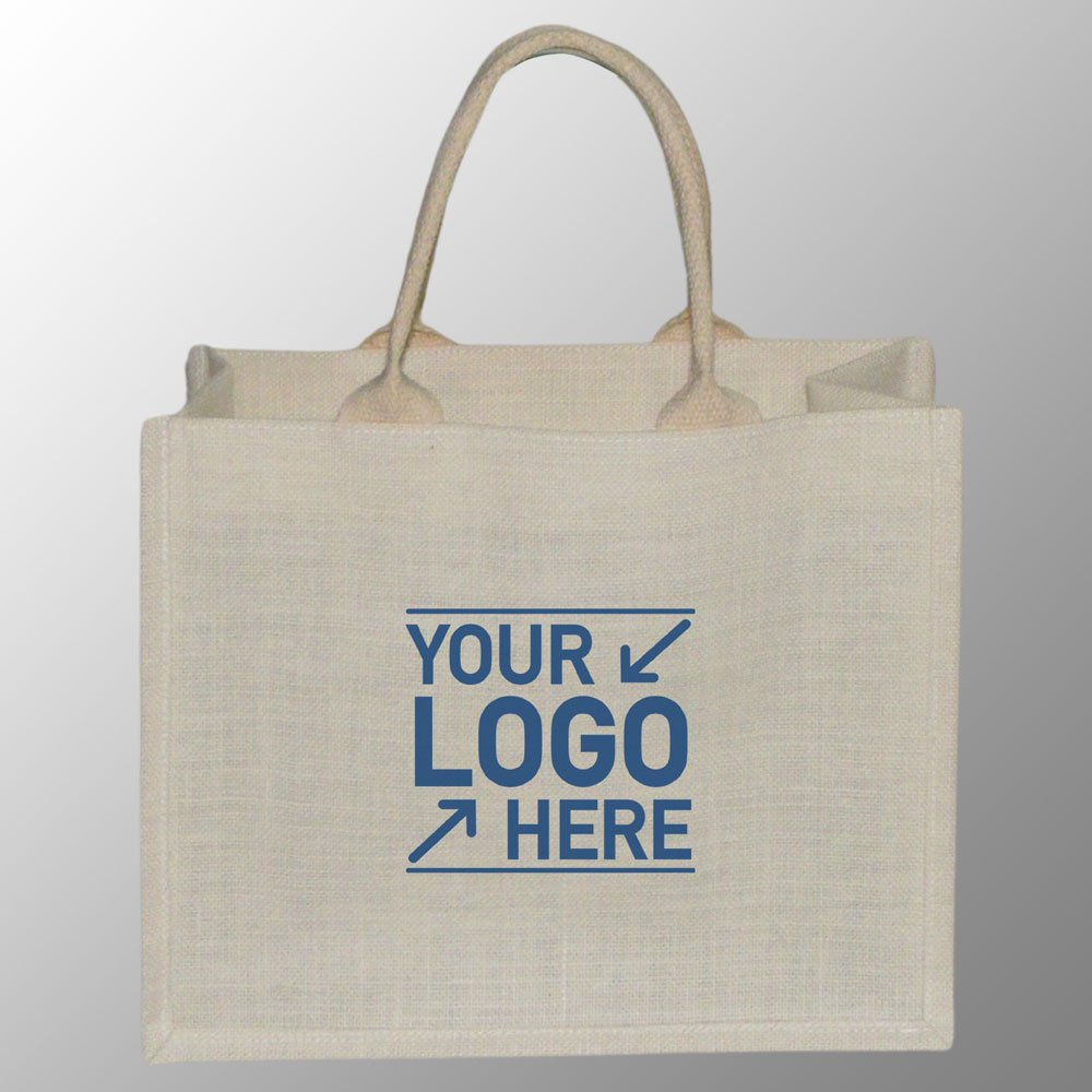 White jute on sale bag