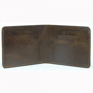 slim leather credit card wallet