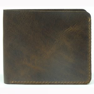 slim leather credit card wallet