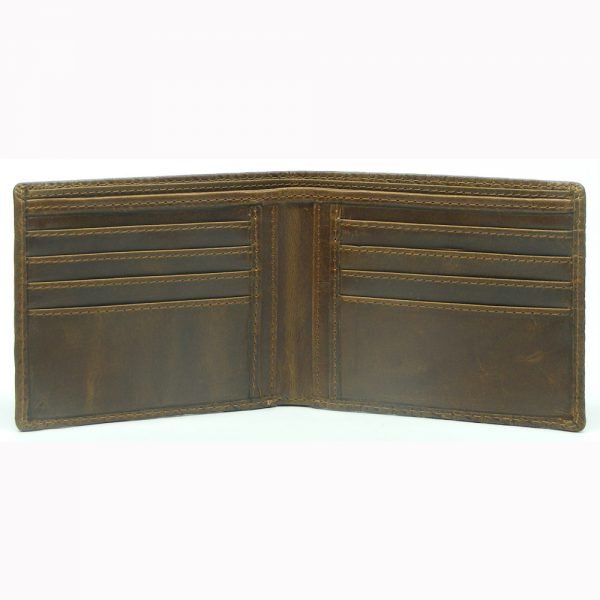 RFID protected real leather wallet