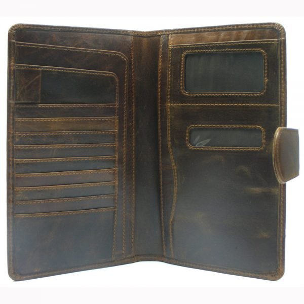 real leather passport holder