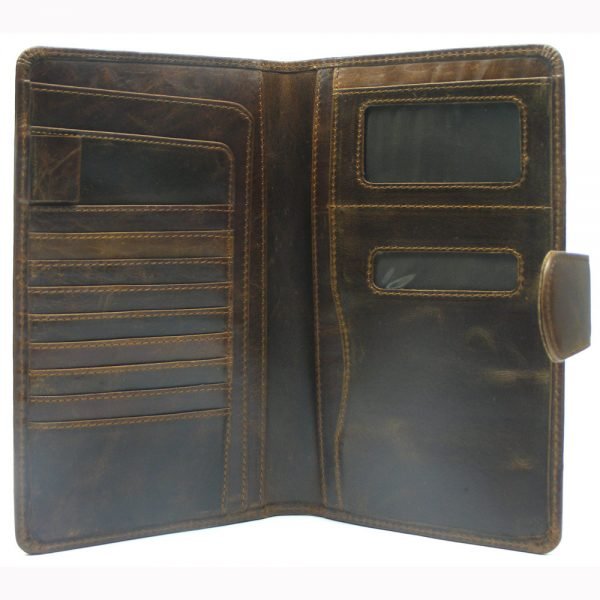 real leather passport holder