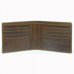 embossed leather credit card wallet