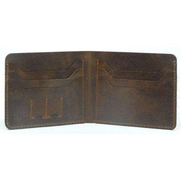 slim leather wallet