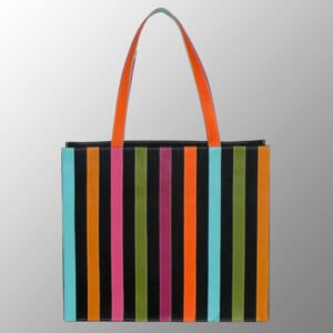 Jute Leather Bag
