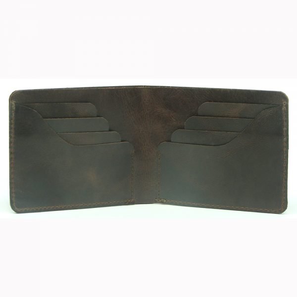 slim leather credit card wallet