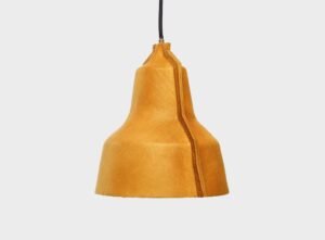 real leather pendant lamp