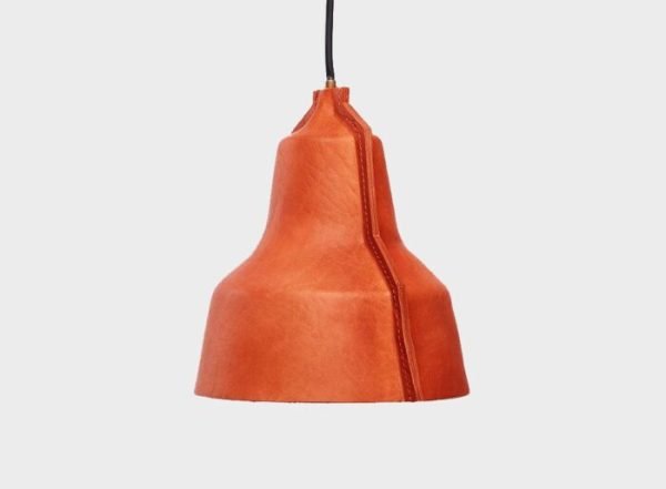 real leather pendant lamp
