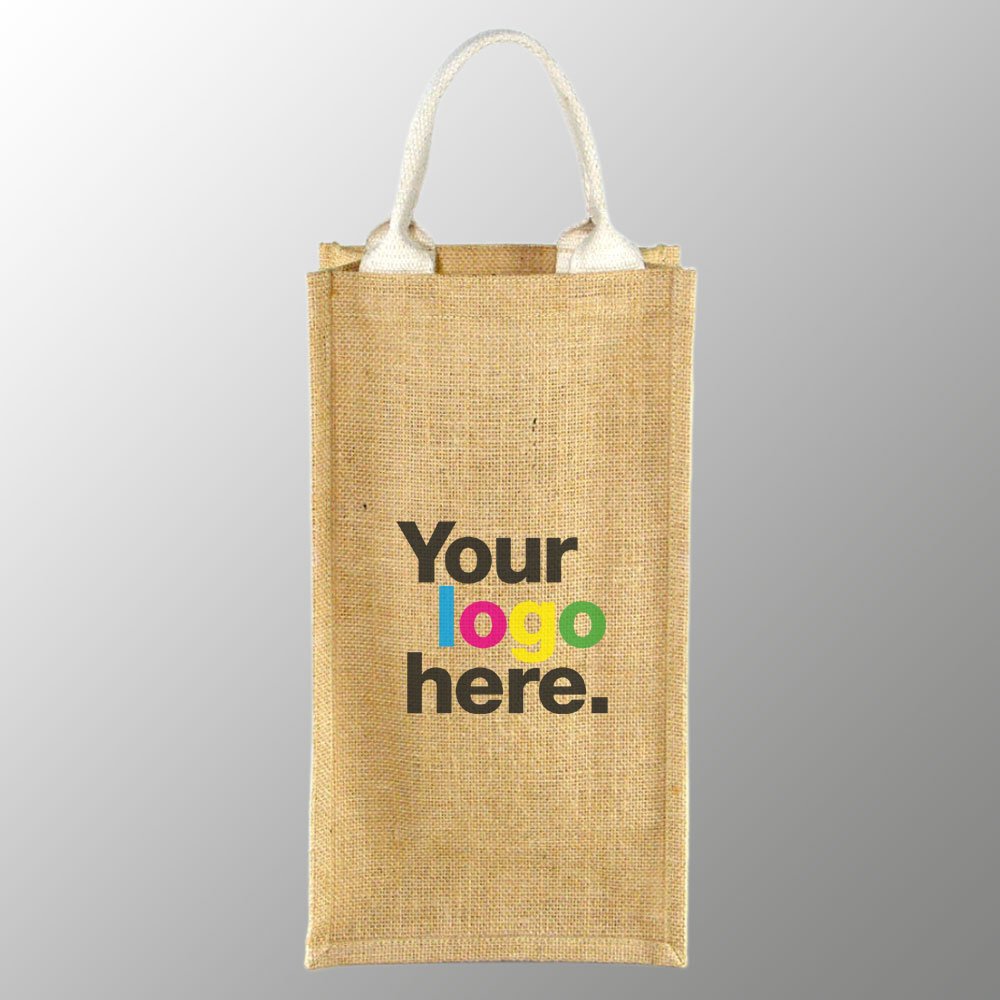2 Bottle Jute Bag