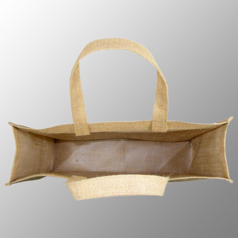 Natural Jute Bag with Self Handles