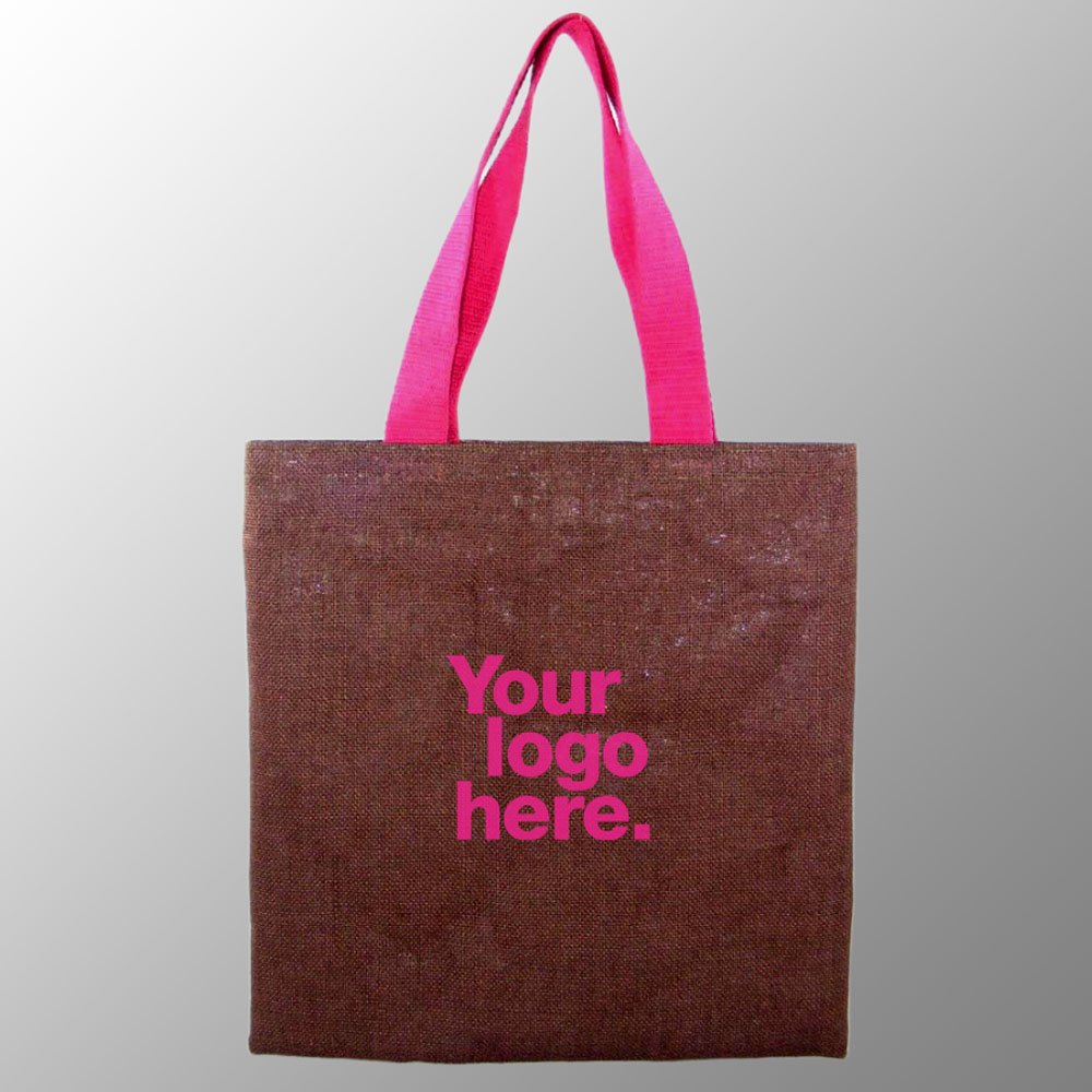 Laminated Jute Tote Bag