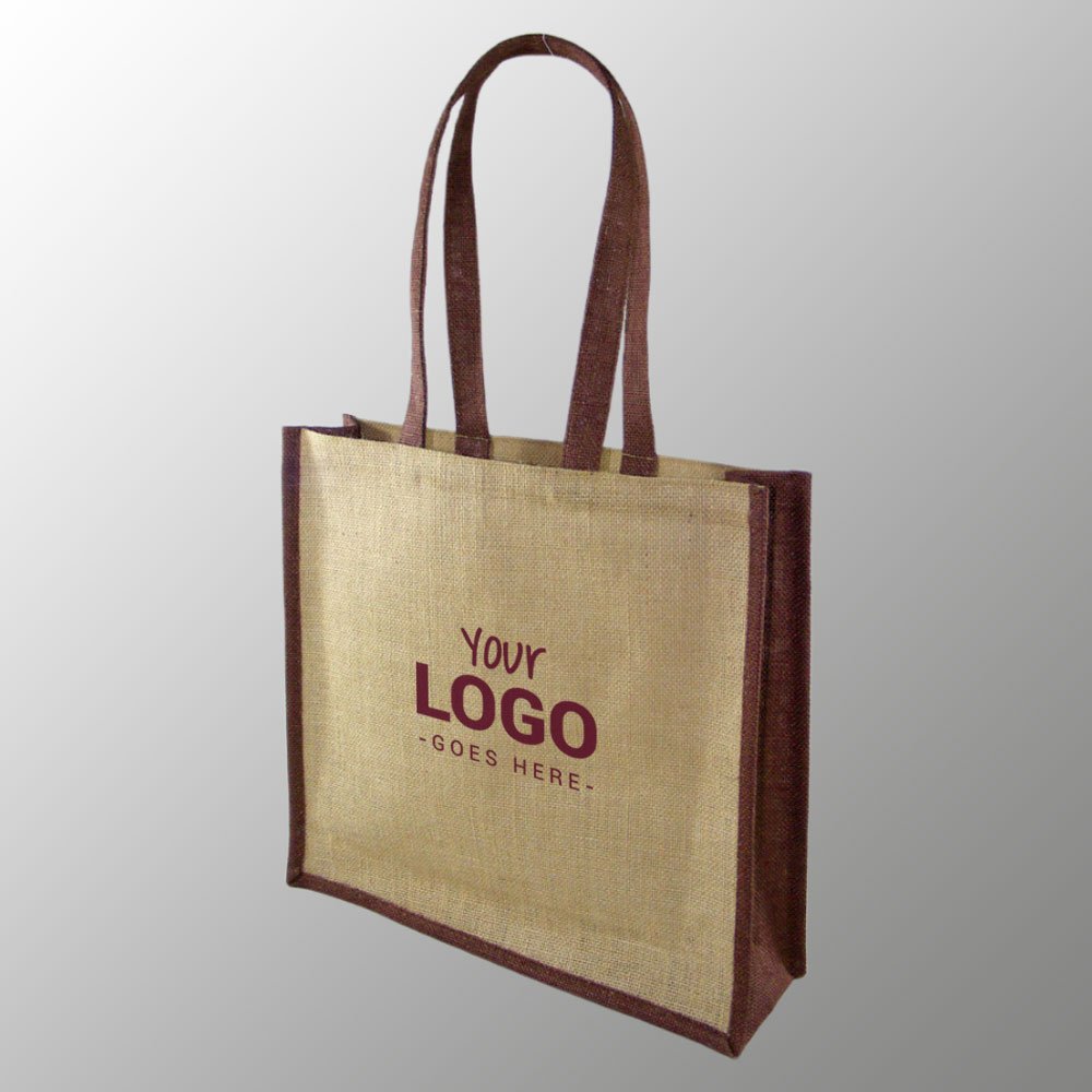 Printed Jute Carry Bag