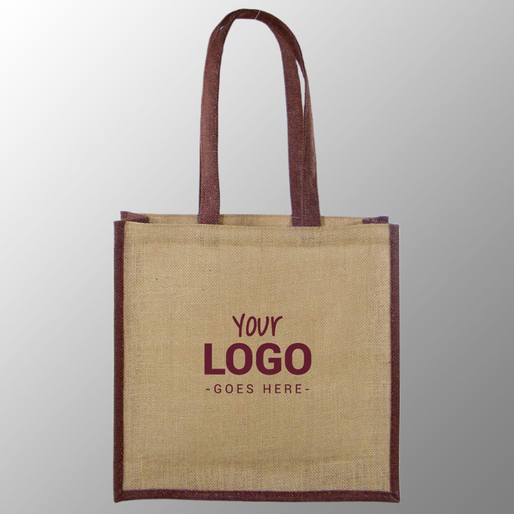 Printed Jute Carry Bag