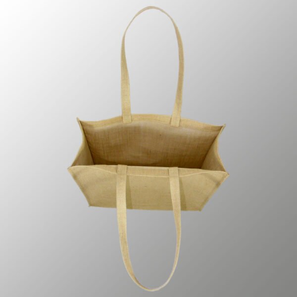 design and buy your own custom printed laminated large jute bag with handles