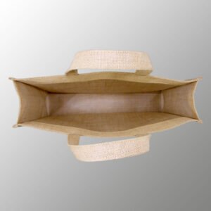 design and buy custom printed laminated jute bag with handles