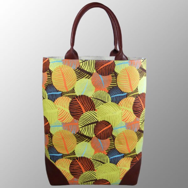 Elegant looking Printed Jute Cotton Bag