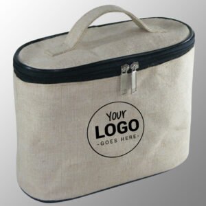 Jute Cotton Vanity Bag made from Natural Jute Cotton along with Luxury Satin Lining Inside