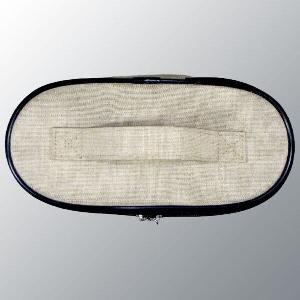 Jute Cotton Vanity Bag made from Natural Jute Cotton along with Luxury Satin Lining Inside