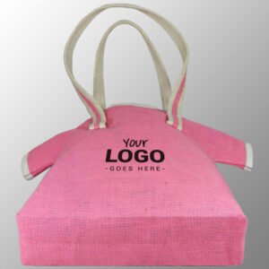 T Shirt Shape Jute Bag With Handles