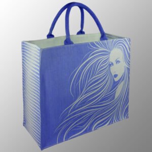 Printed Jute Cotton Bag