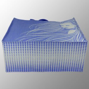 Printed Jute Cotton Bag