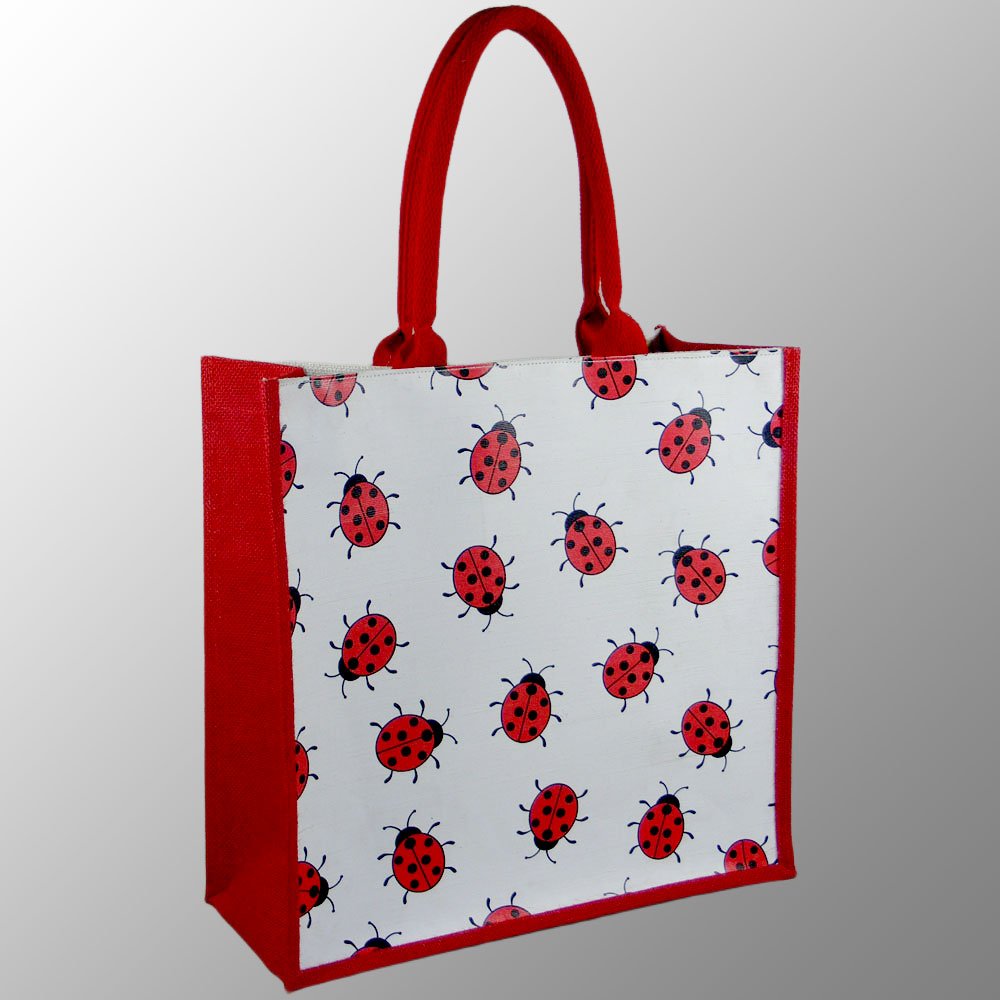 Printed Jute and Juco Bag