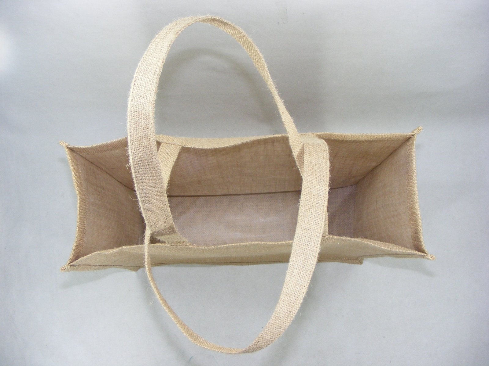 Large Jute Bag With Jute Handles