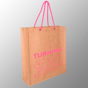 Jute Bag With Long Rope Handles