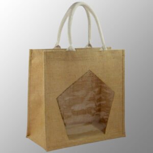 Elegant looking window jute bag