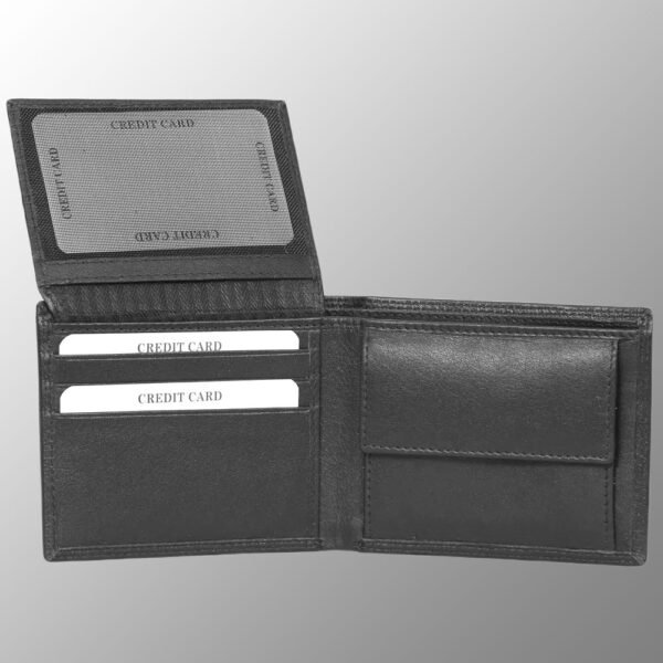 Real Leather Wallet # S199 made from Cow Valentino Nappa Leather with multiple card and currency slots