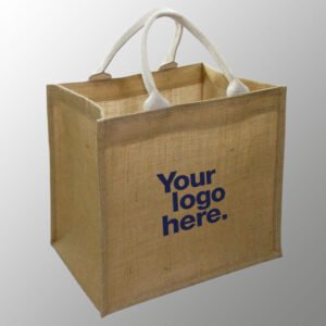 custom printed jute cake bag