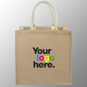Natural Jute Bag With Soft Cotton Web Handles