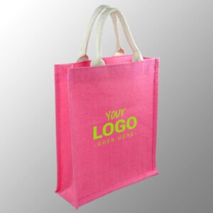 jute bag with web handle