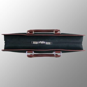 Luxury Jute Cotton Leather Portfolio
