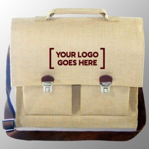 Jute Cotton School Bag
