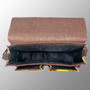 Elegant Looking School Bag # 2250 Made from Laminated Jute Cotton and Laminated 14x 15way of Jute